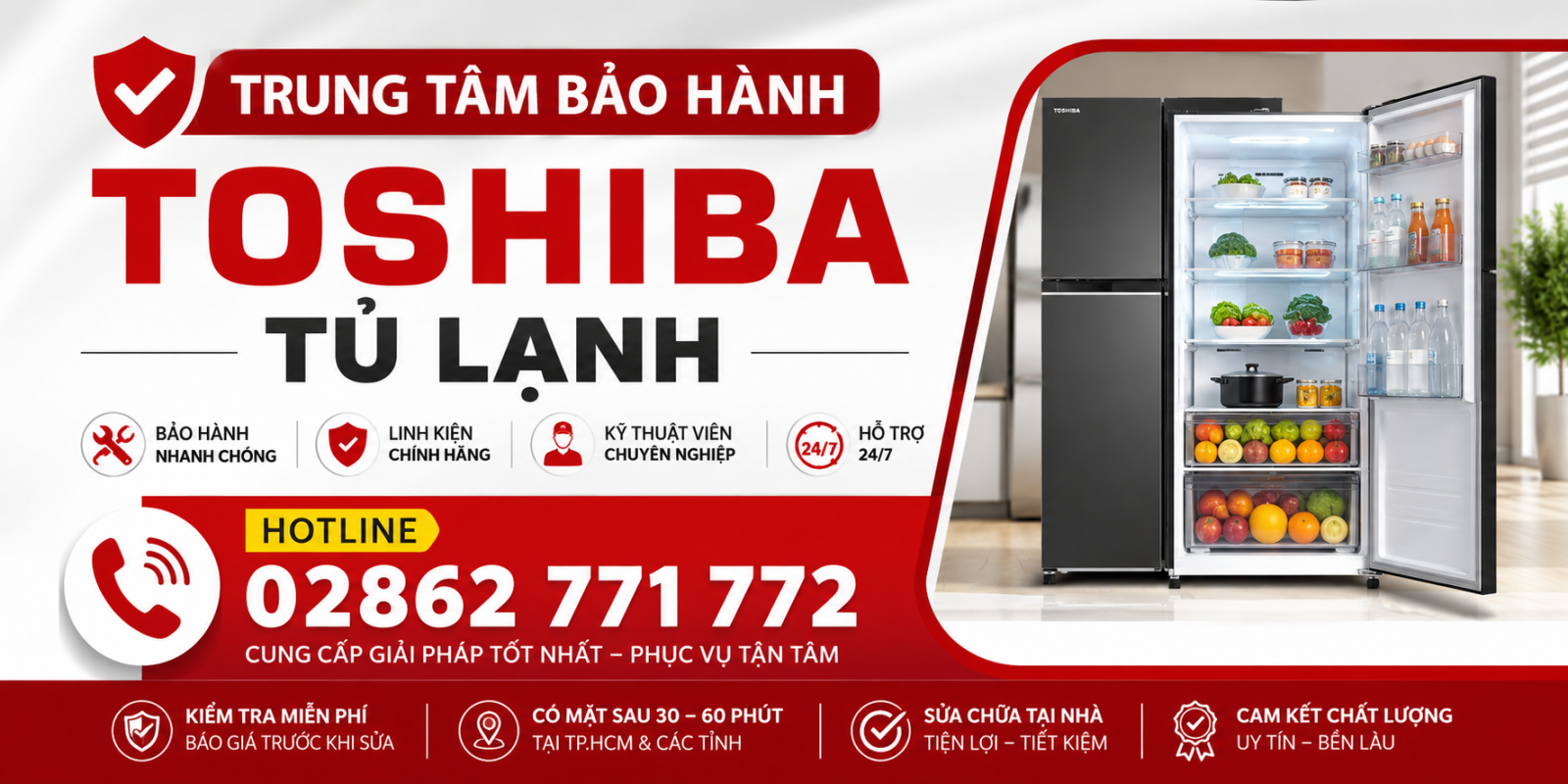 Bảo hành toshiba
